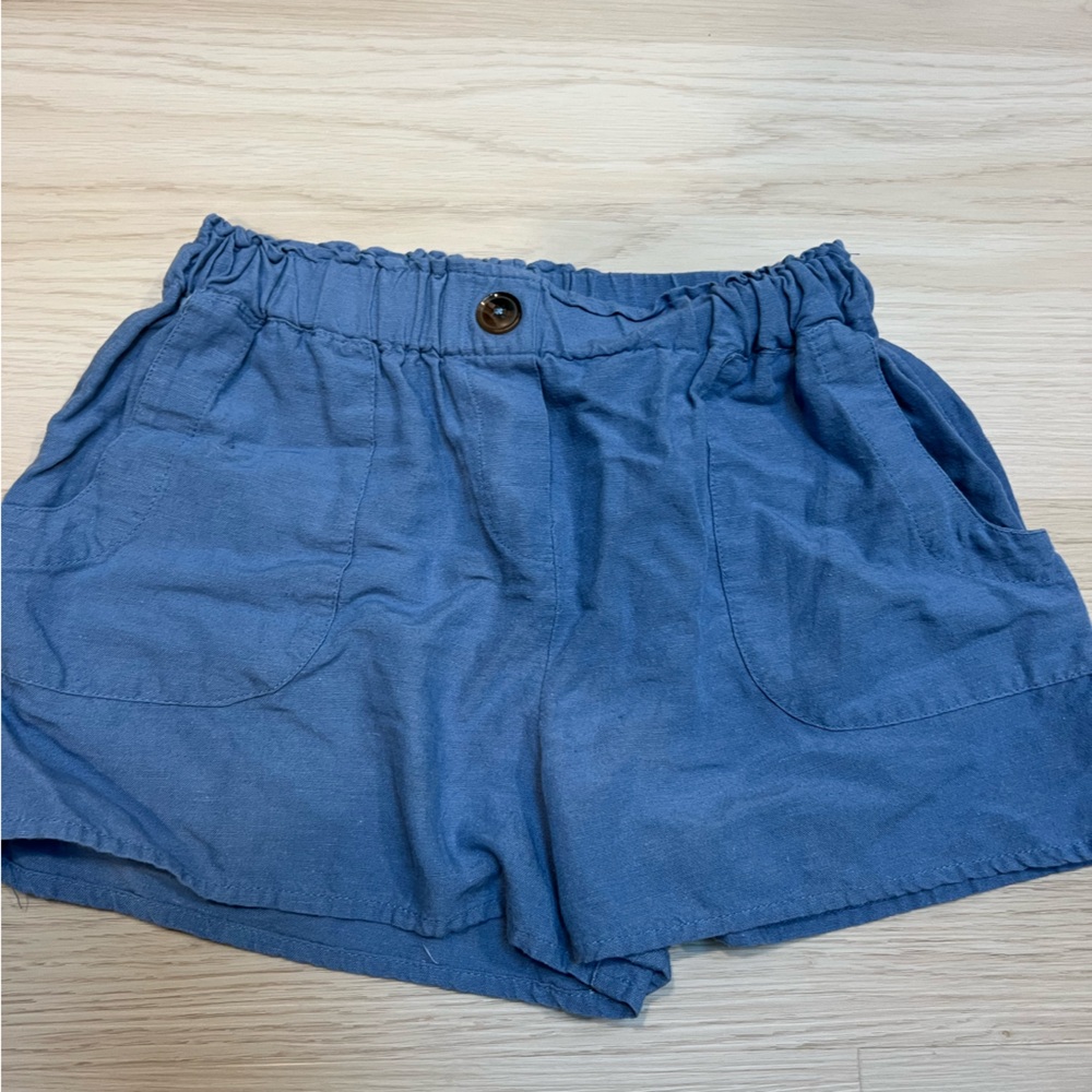 Stylish Blue girls linen shirts size 12